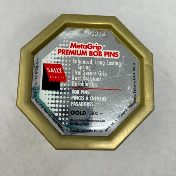 MetaGrip Premium Bob Pins Gold, 250 Count OPEN BOX - Picture 1 of 5